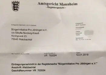 Wir sind jetzt offiziell ein eingetragener Verein! 